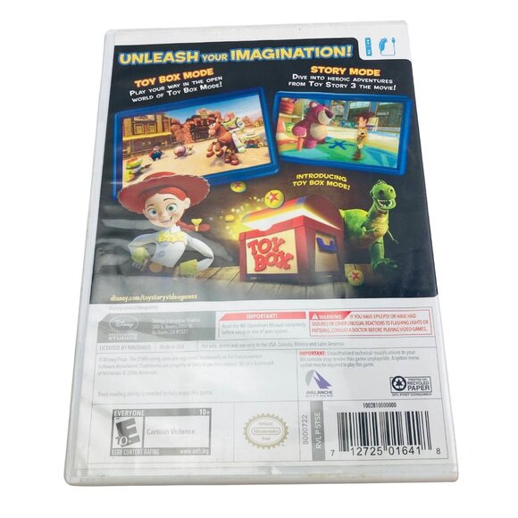 Disney Pixar Toy Story 3 Wii Video Game Disc is in Excellent Condition No Manual - Picture 2 of 3